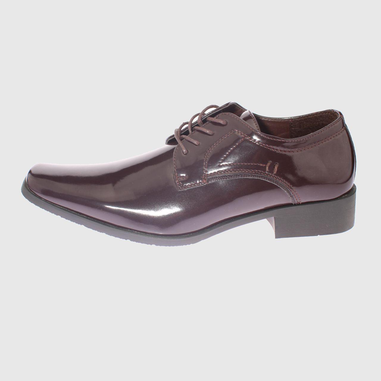 Zapato Charol Café Vía Franca Hombre-1