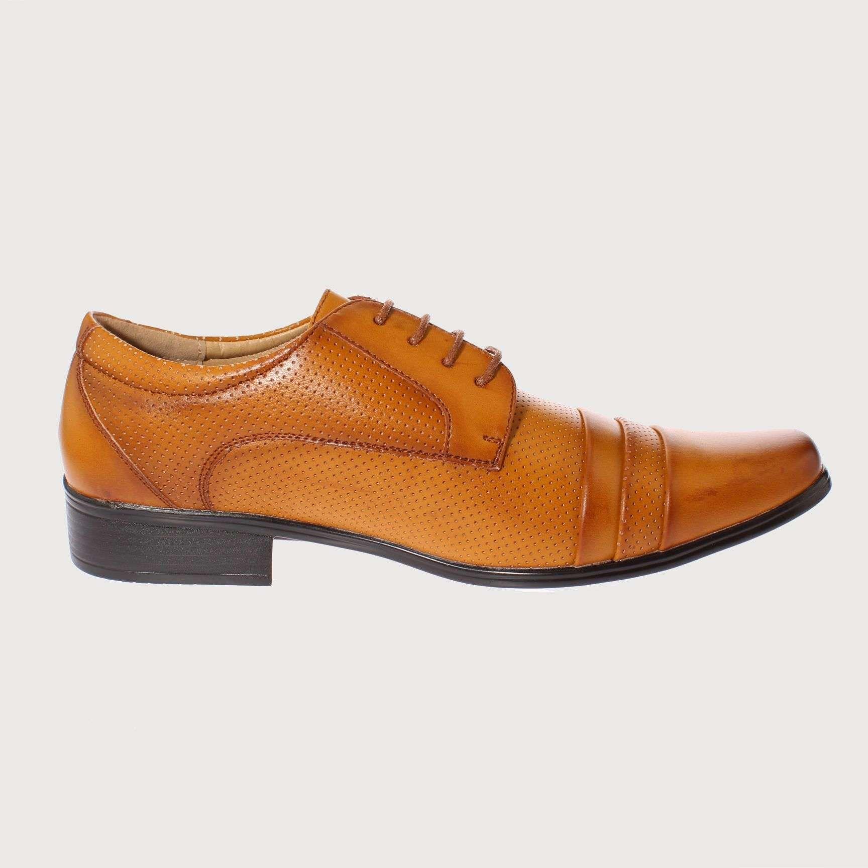 Zapato Café Vía Franca Hombre Art: 8SRA1BROWN-1