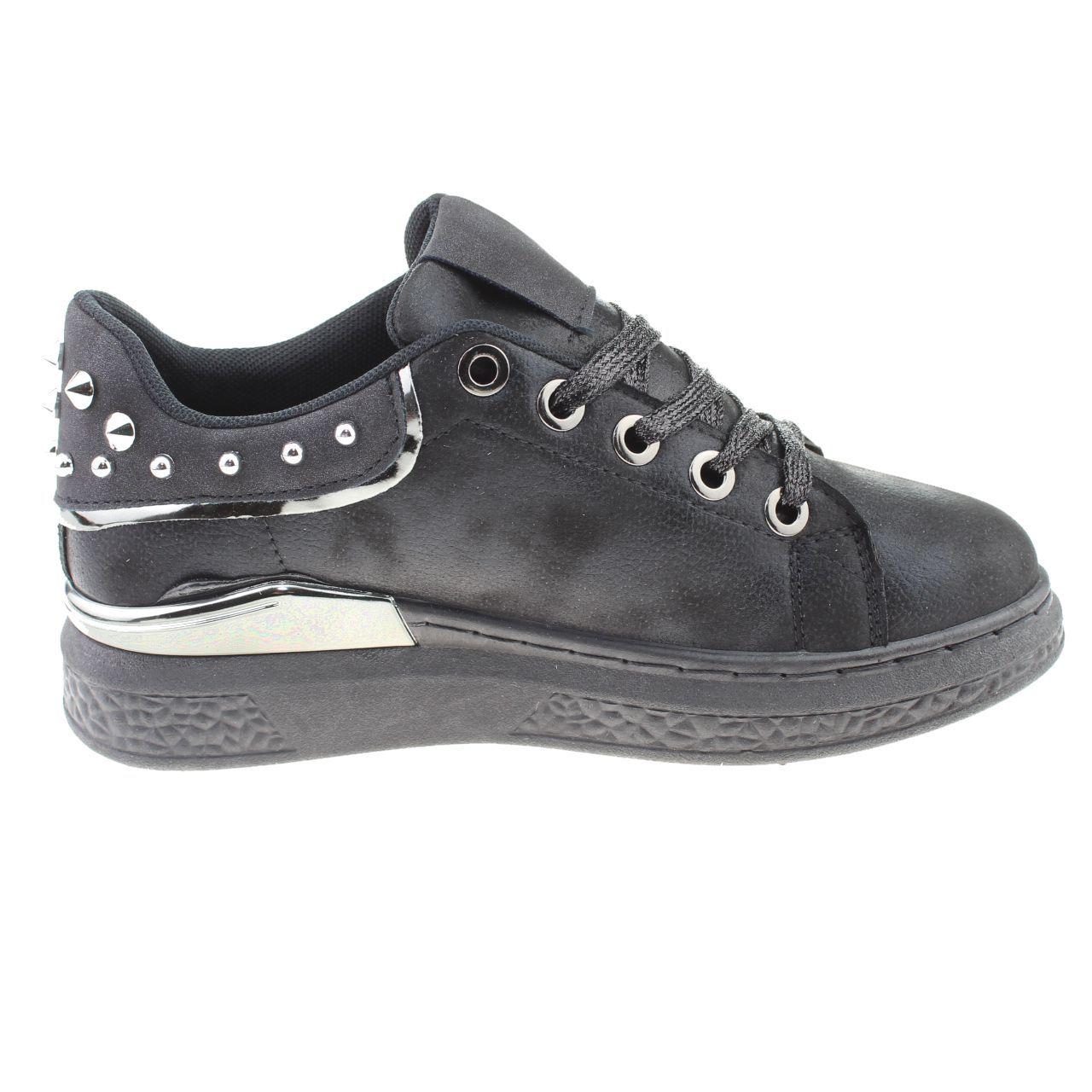 Zapatilla Mujer Negro Vía Franca Mujer-2