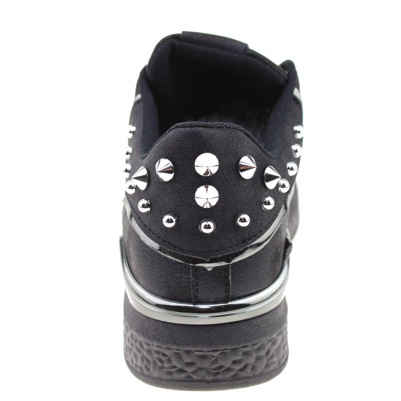 Zapatilla Mujer Negro Vía Franca Mujer-4