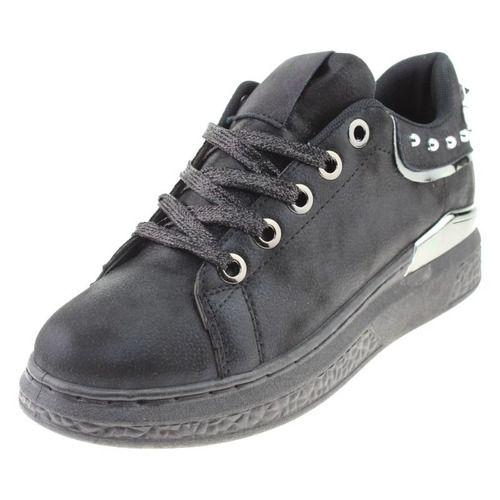 Zapatilla Mujer Negro Vía Franca Mujer-5