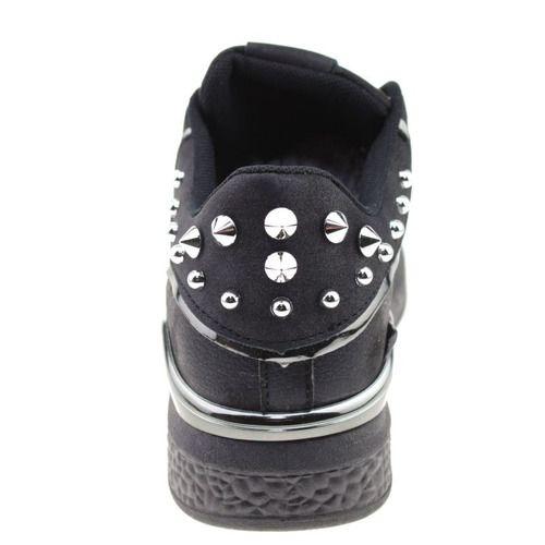 Zapatilla Mujer Negro Vía Franca Mujer-9