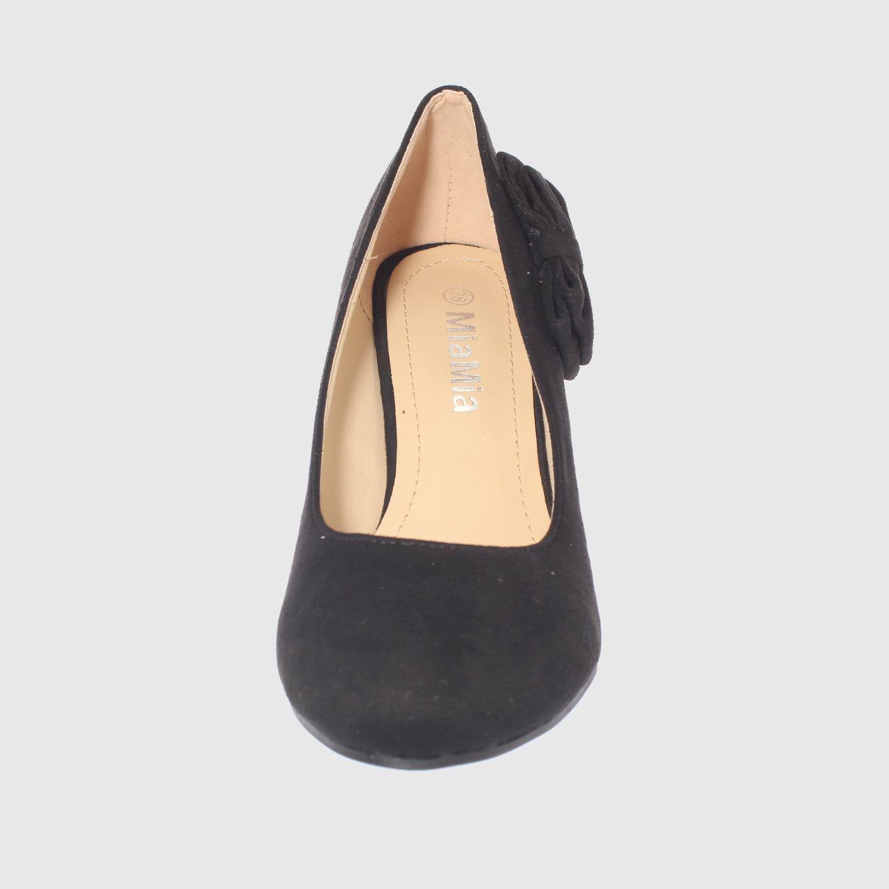 Zapato taco Negro Vía Franca Mujer-2
