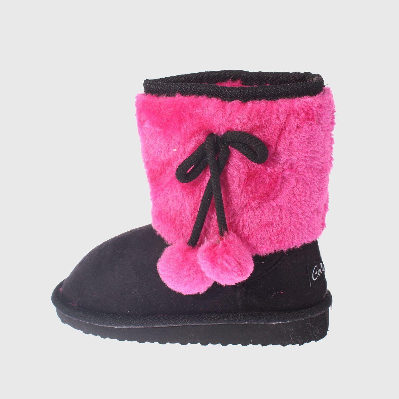 Bota invierno Negro Vía franca Niña-1