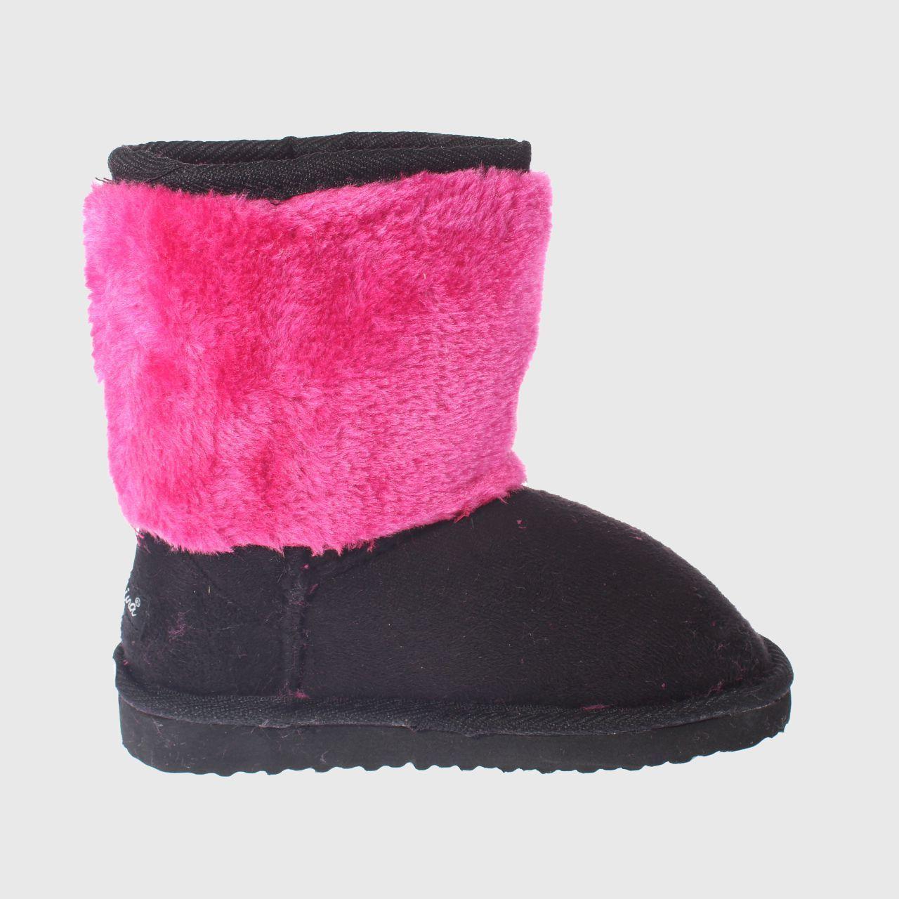 Bota invierno Negro Vía franca Niña-3