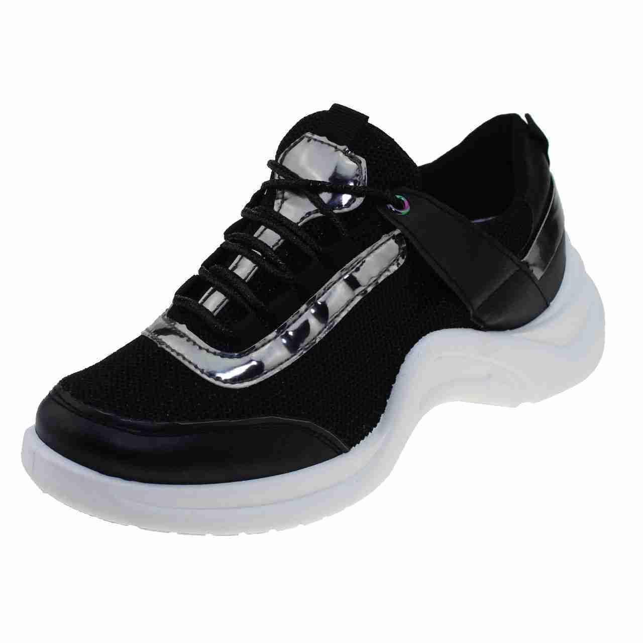Zapatilla Negro Vía Franca Mujer-0