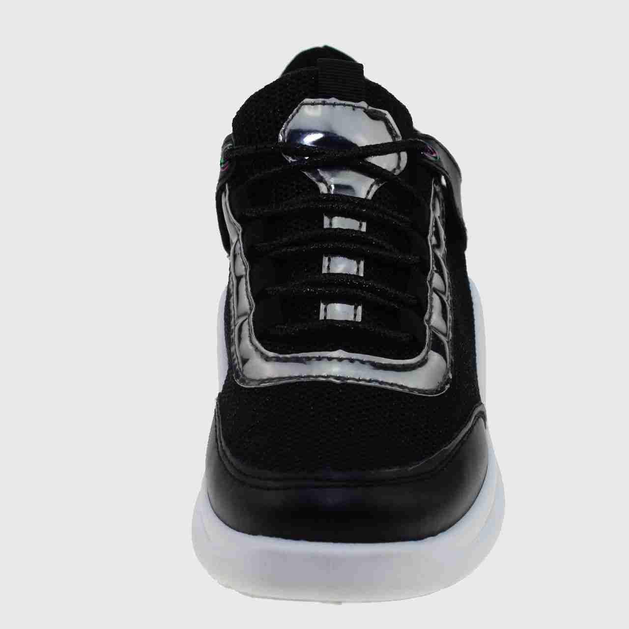 Zapatilla Negro Vía Franca Mujer-2