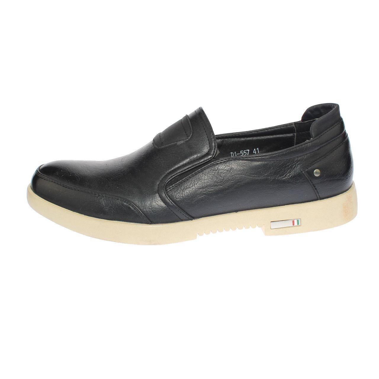Mocasin Casual Para Hombre Color Negro-1