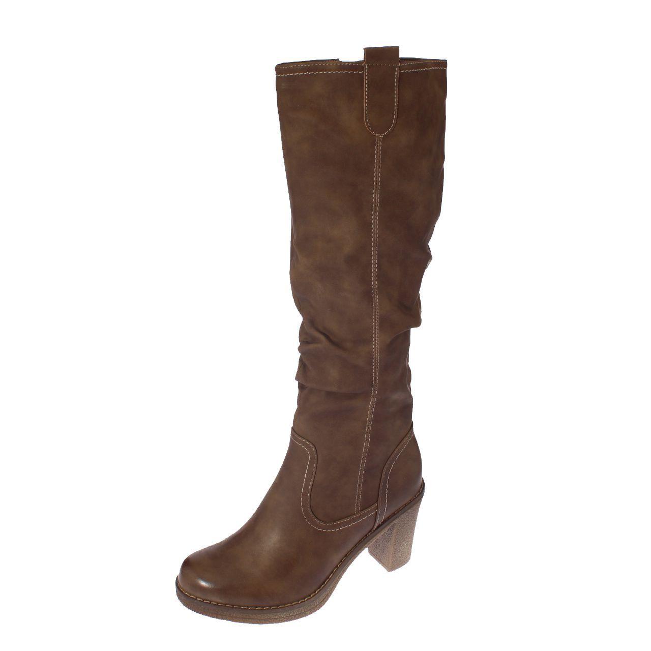 Bota Marrón Vía franca Mujer-0