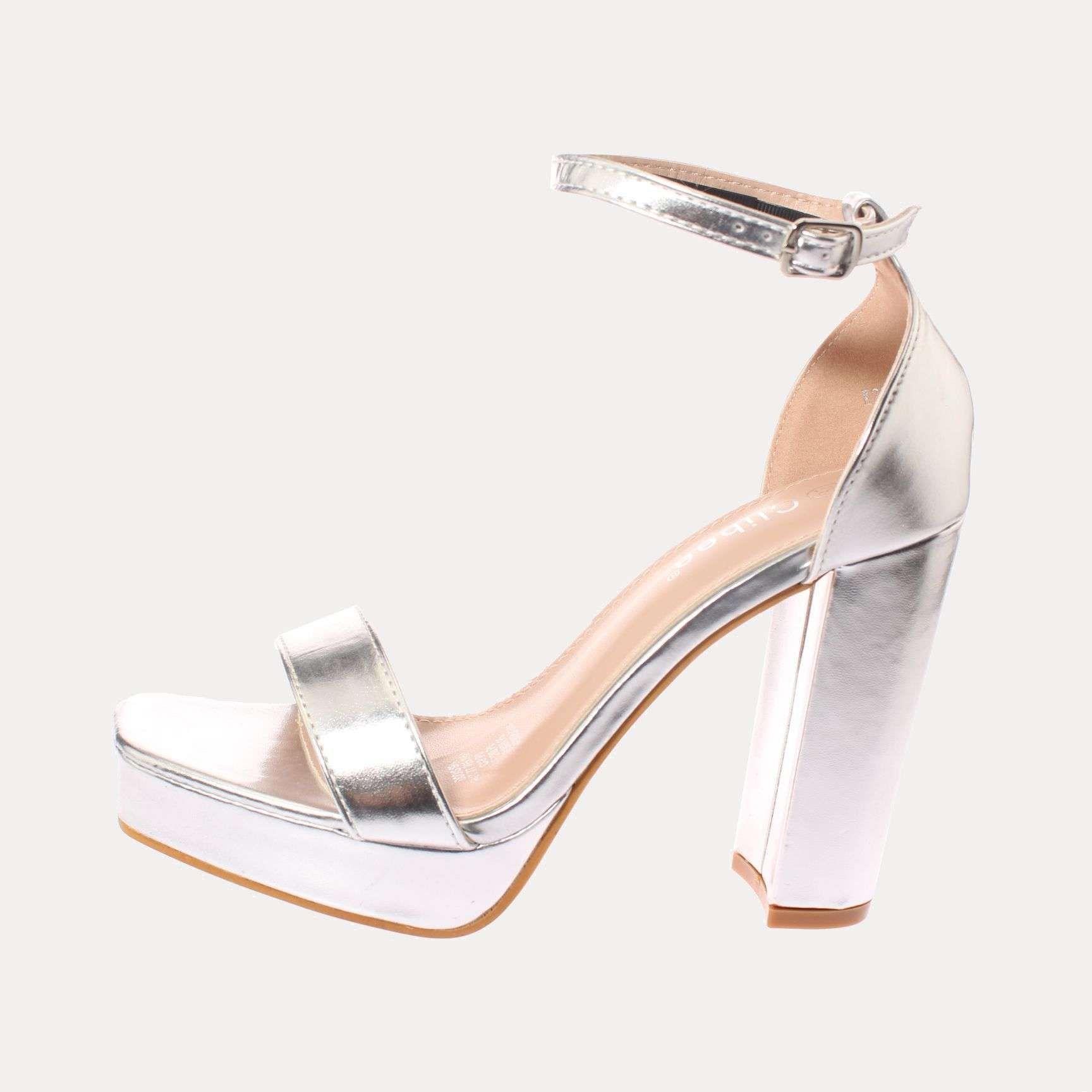 Sandalia Plateado Vía Franca Mujer Art: 5K26SILVERY-1