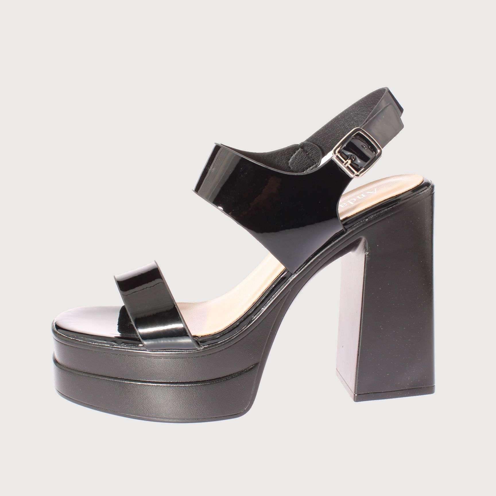 Sandalia Negro Vía Franca Mujer Art: 568259BLACK-1