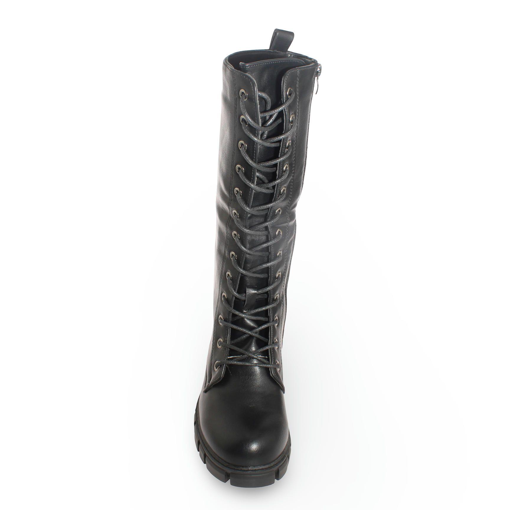 Bota Army Negro Vía Franca Mujer Art: 5F2312BLACK-2