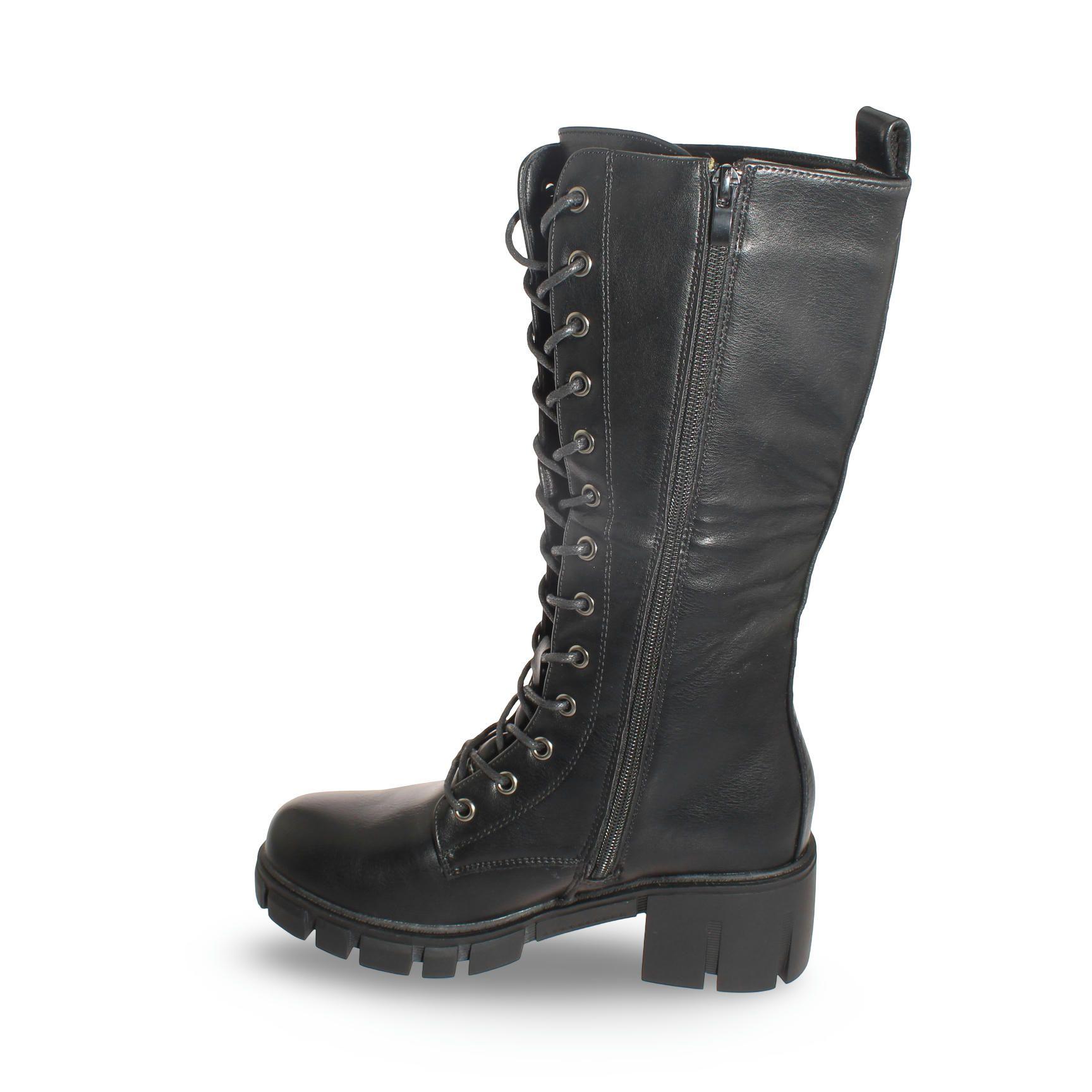 Bota Army Negro Vía Franca Mujer Art: 5F2312BLACK-3