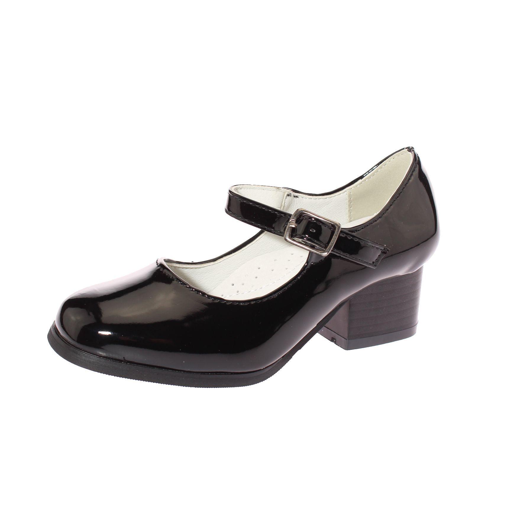 Zapato Cueca Negro Vía Franca Niña Art: 3LJB03504-0