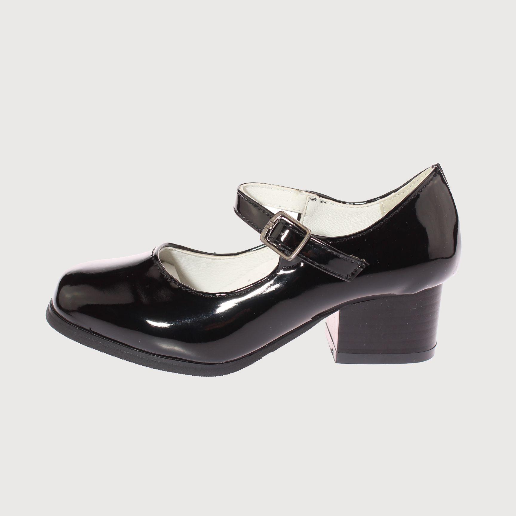 Zapato Cueca Negro Vía Franca Niña Art: 3LJB03504-1