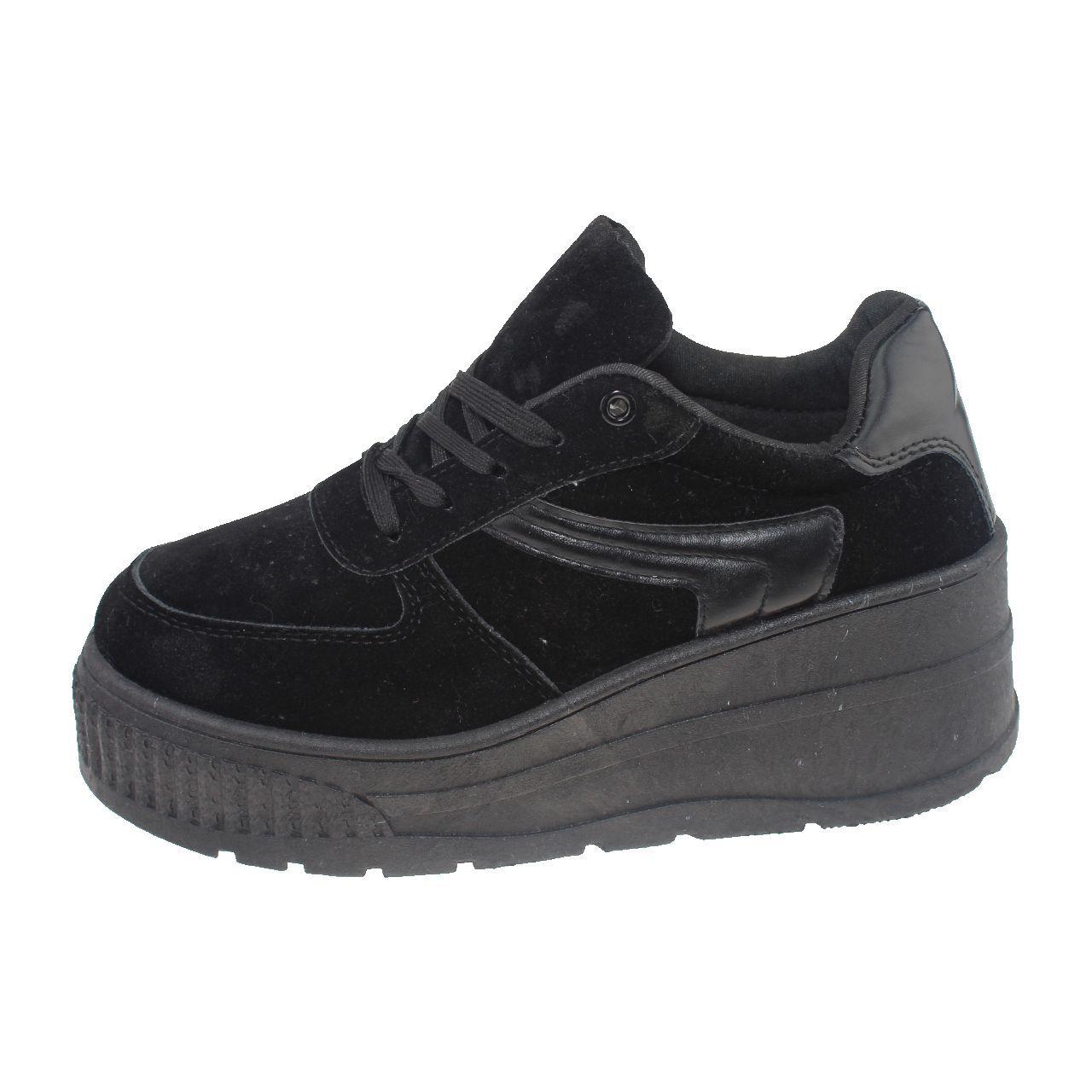 Zapatilla Negro Vía Franca Mujer-2