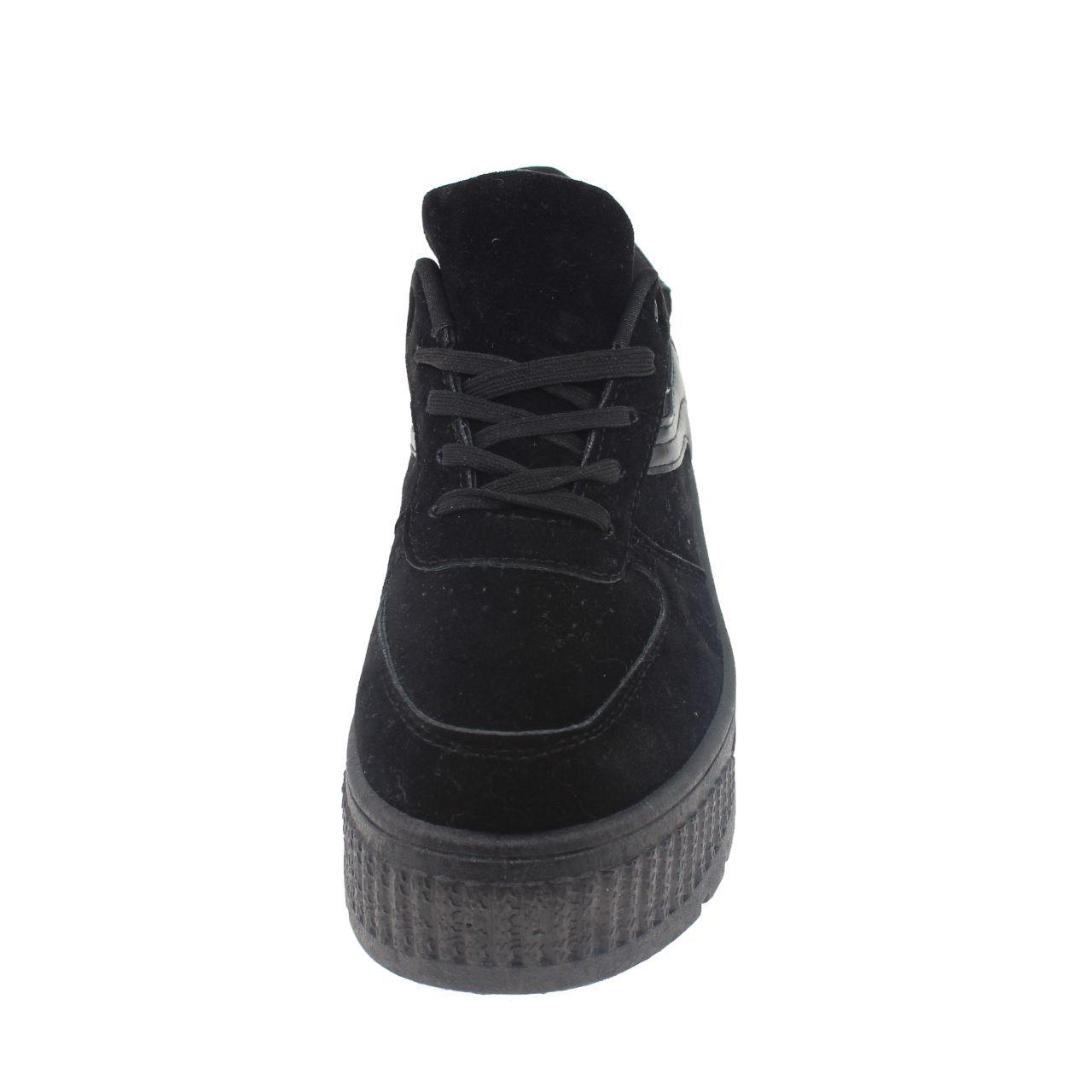 Zapatilla Negro Vía Franca Mujer-3