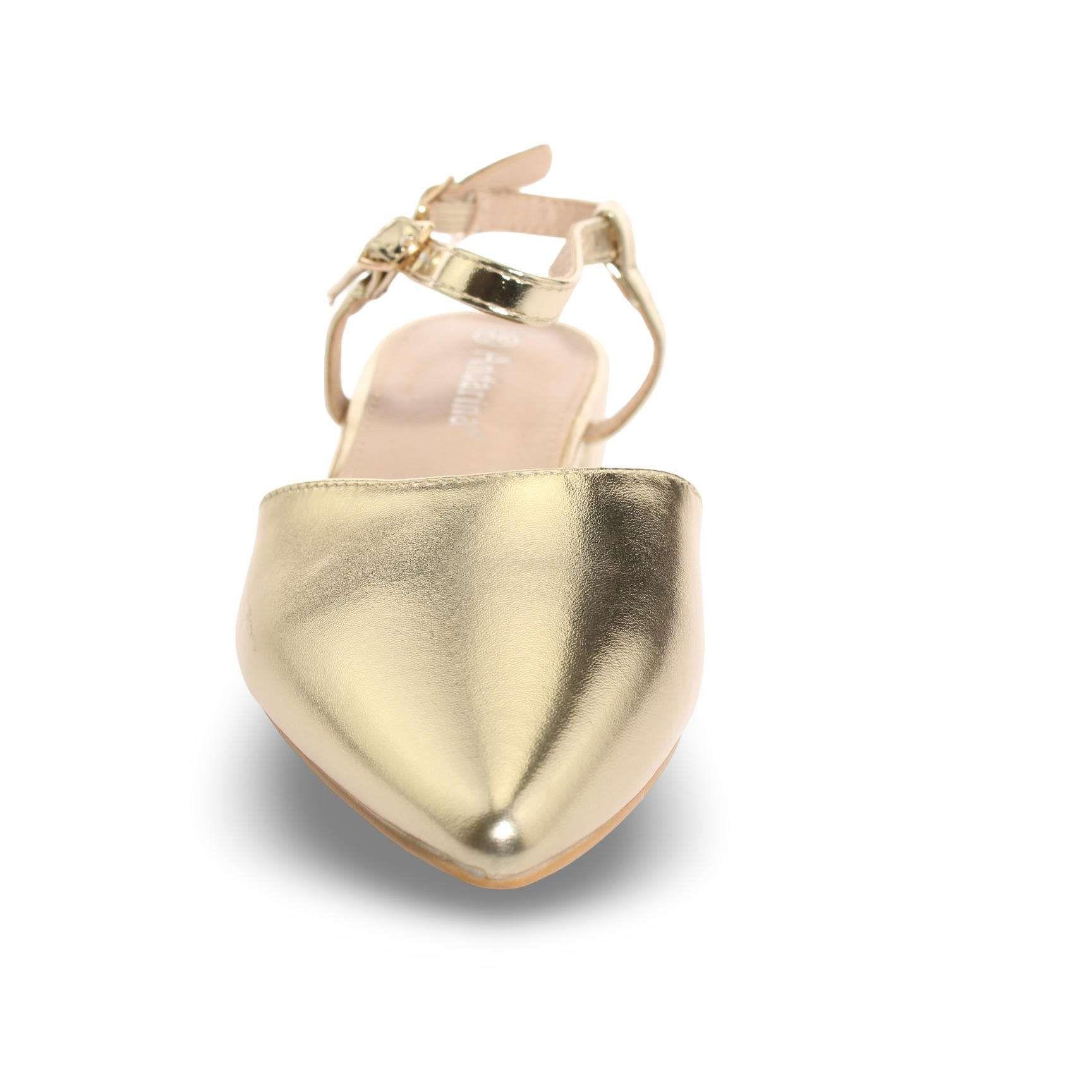Zapato Dorado Vía Franca Mujer Art: 5DR-0053GOLD-3