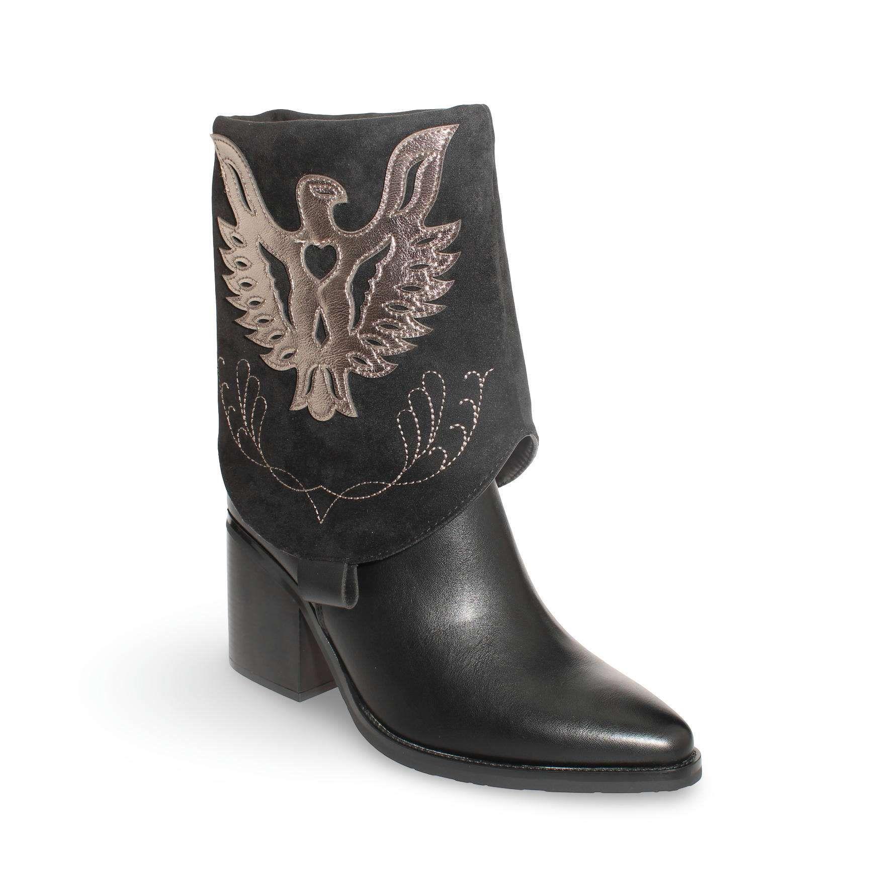Bota Negro Vía Franca Mujer Art: 56G29-1BLACK-0
