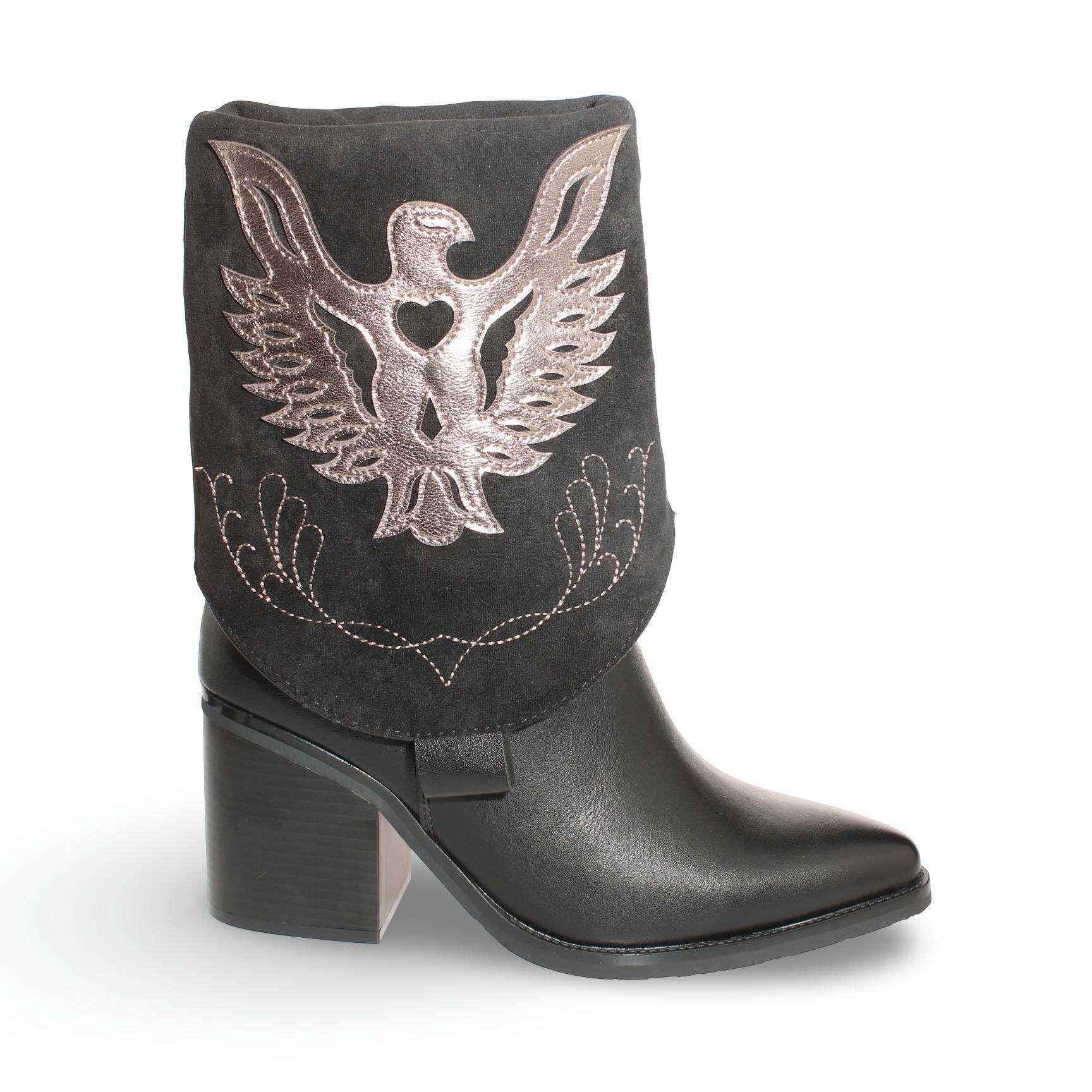 Bota Negro Vía Franca Mujer Art: 56G29-1BLACK-1