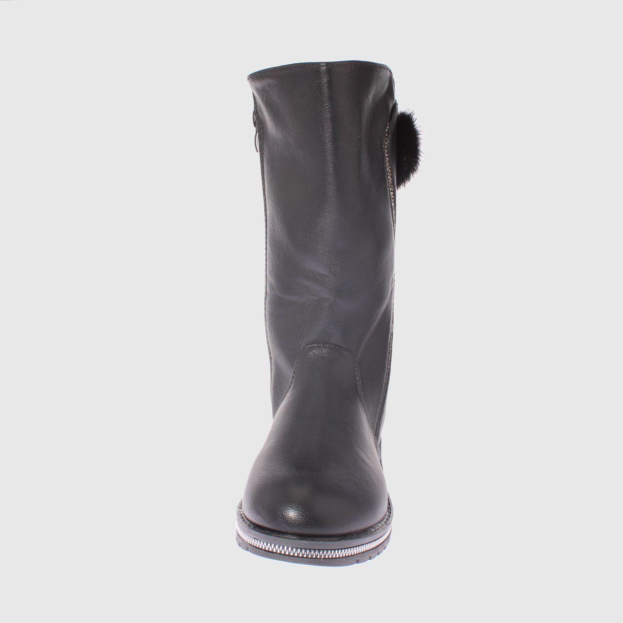 Bota Negro Vía Franca Niña-2