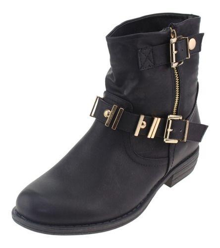 Botin Casual Para Mujer Color Negro-4