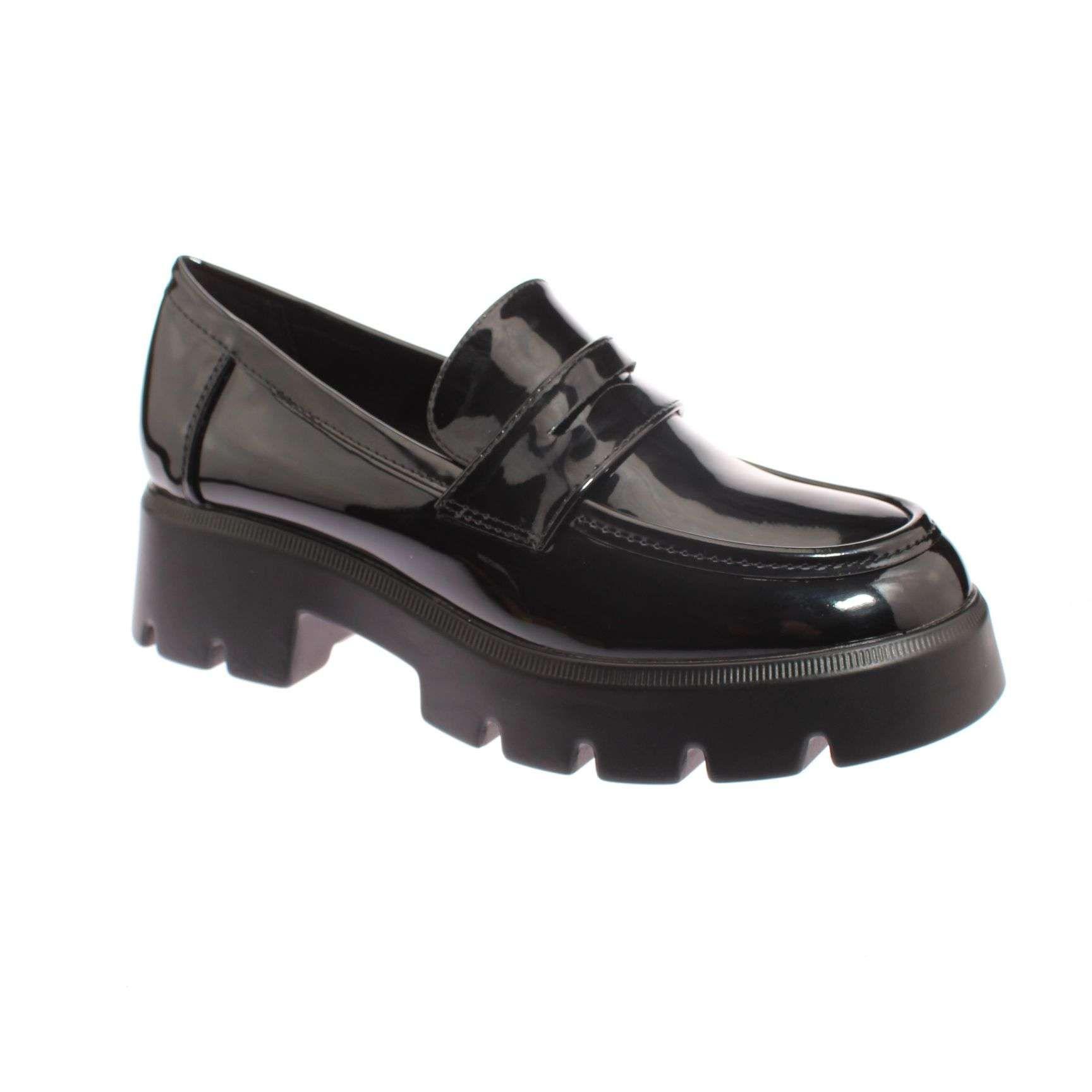 Mocasín Negro Vía Franca Mujer Art: 5EF89BLACK-0