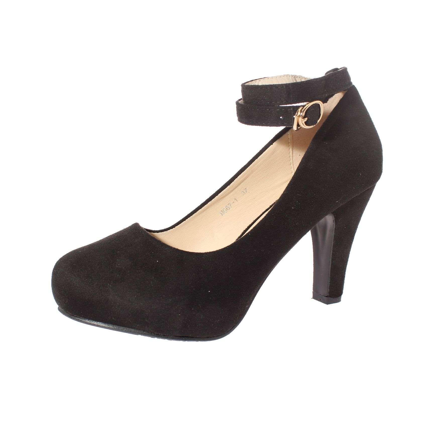 Zapato Negro Vía Franca Mujer-0