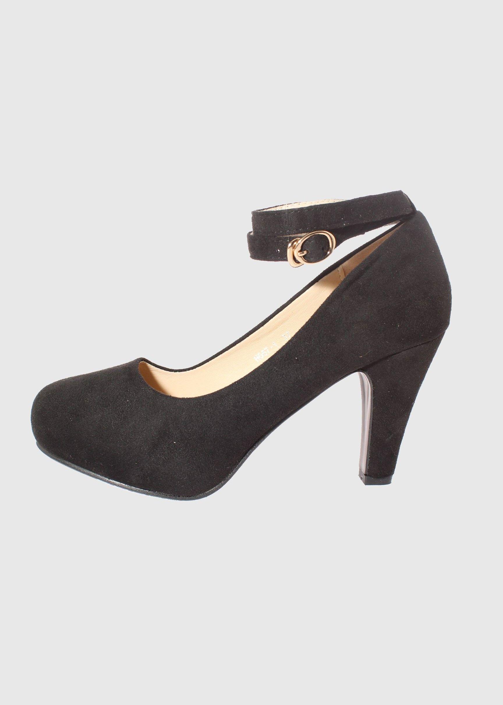 Zapato Negro Vía Franca Mujer-1