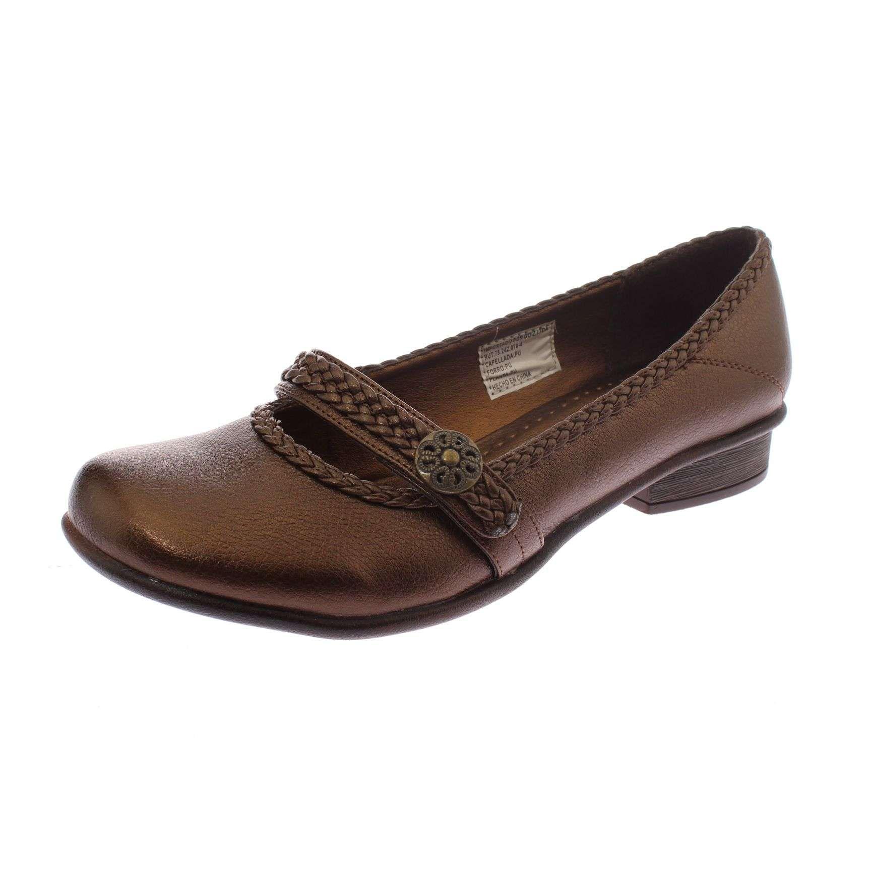 Zapato Dorado Vía Franca Mujer Art: 5L50117006DBRONZE-0