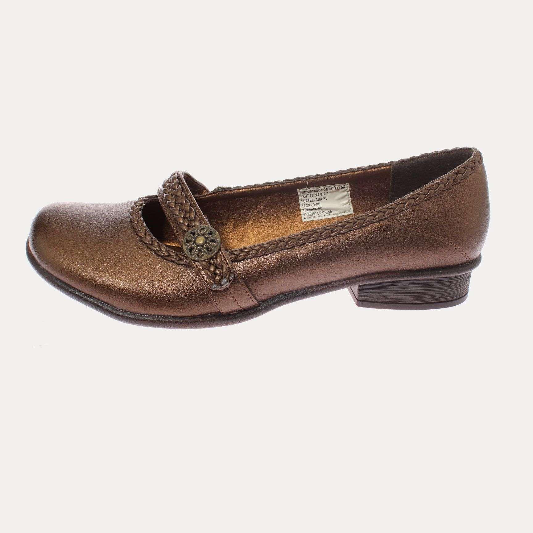 Zapato Dorado Vía Franca Mujer Art: 5L50117006DBRONZE-1