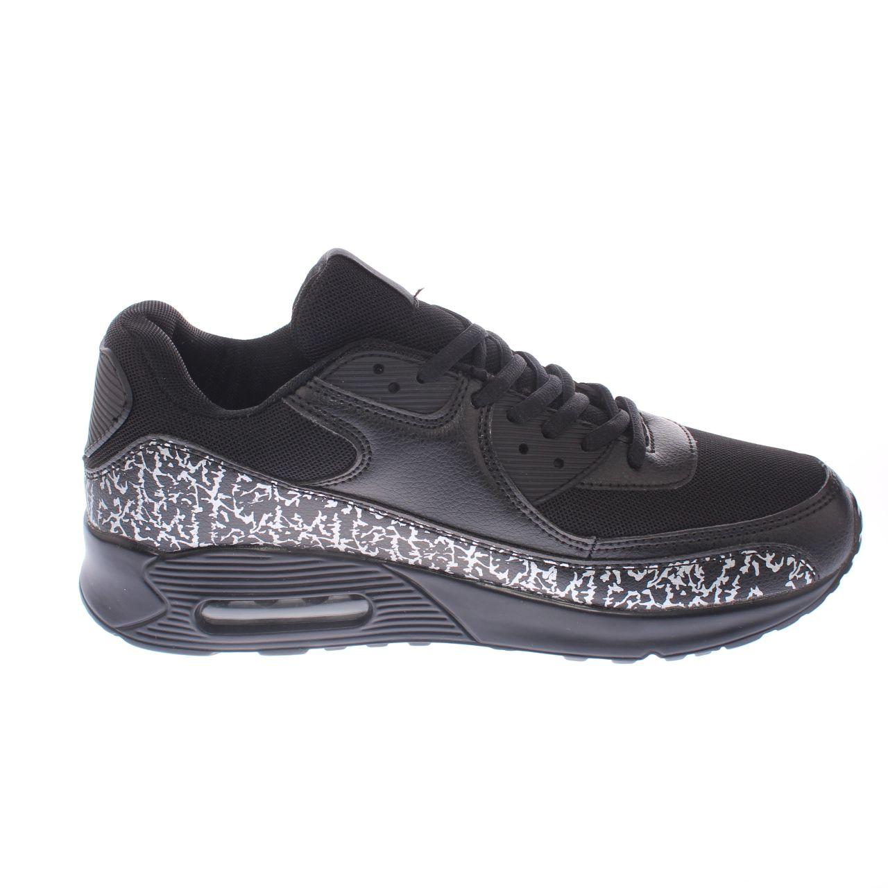Zapatilla Air Negro Vía Franca Hombre-3