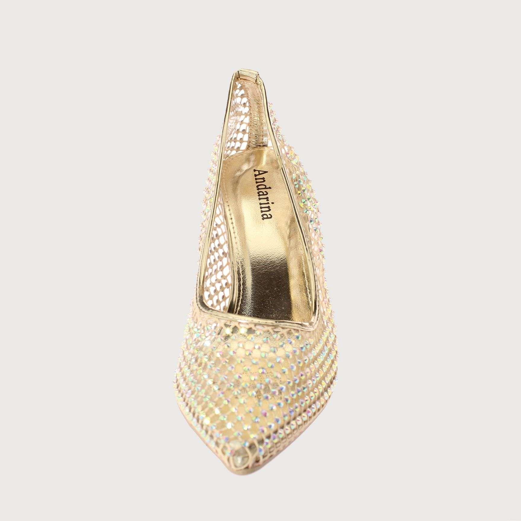 Zapato Dorado Vía Franca Mujer Art: 5KV136GOLD-2