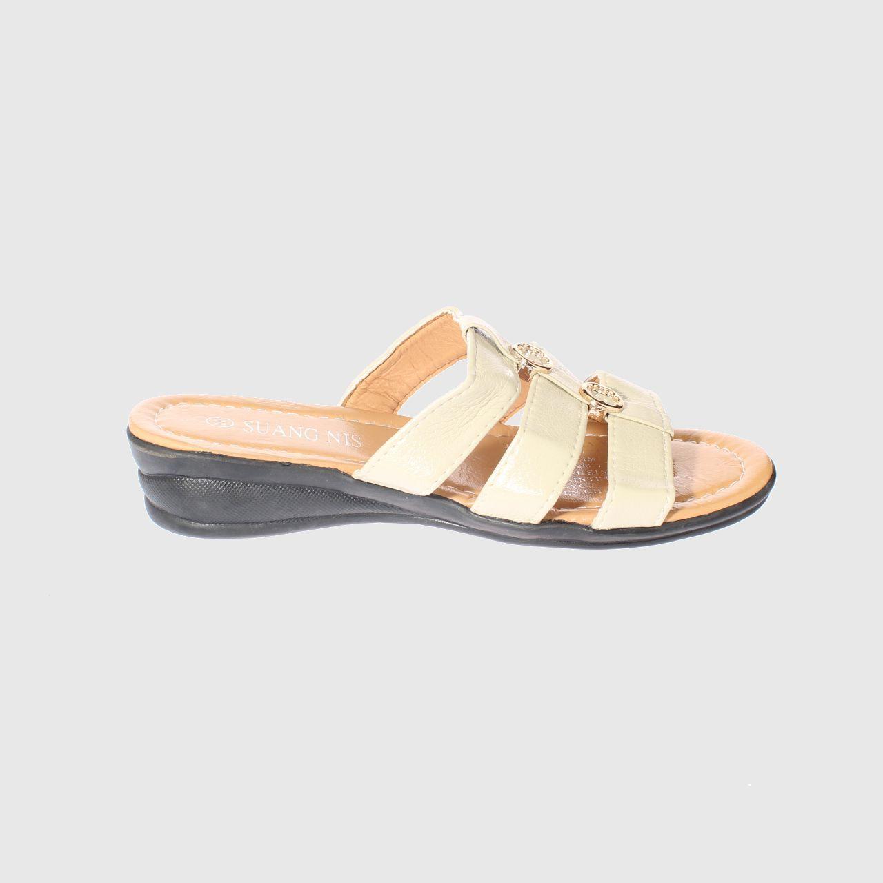 Sandalia Beige Vía Franca Mujer-3