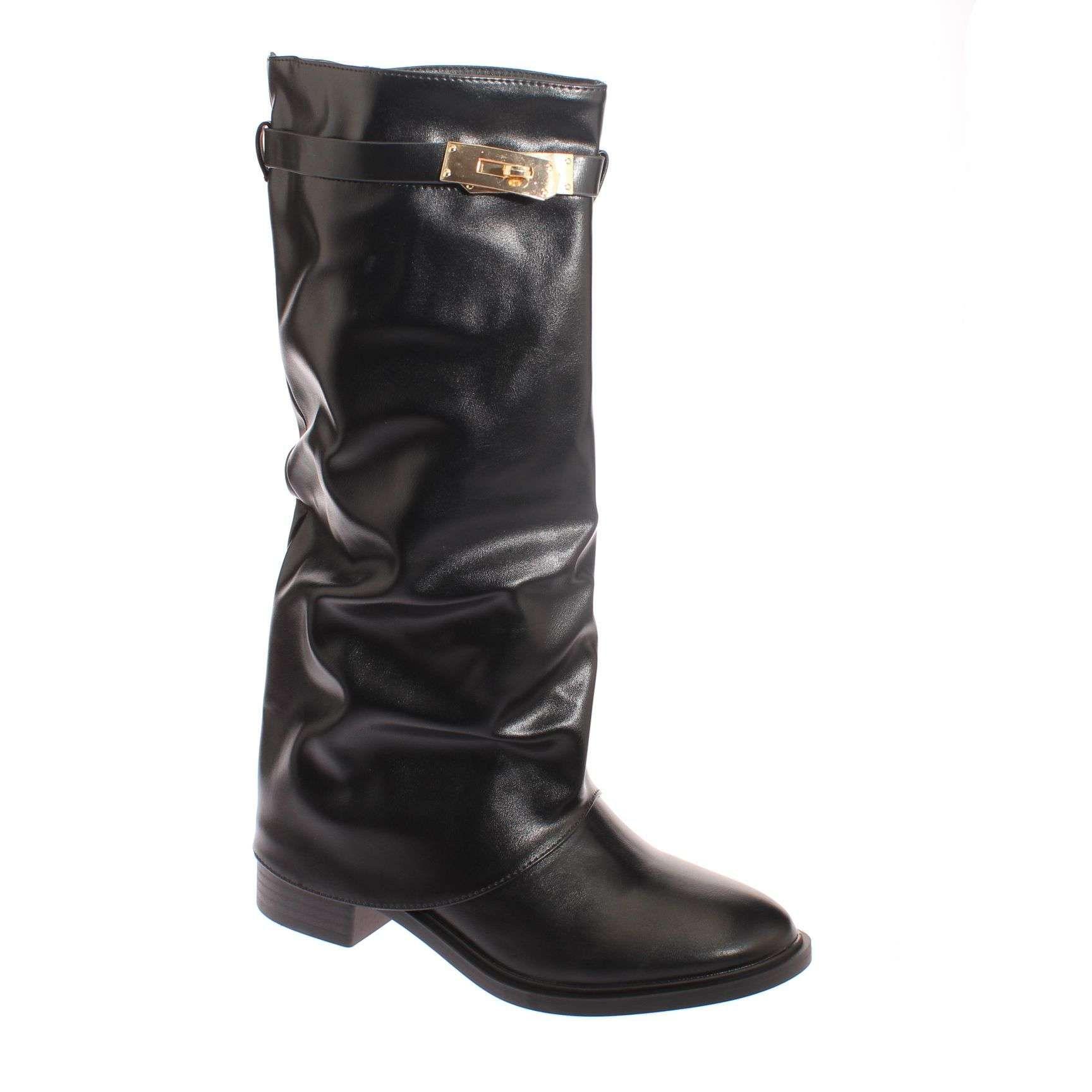 Bota Negro Vía Franca Mujer Art: 5H241110NEGROS-0