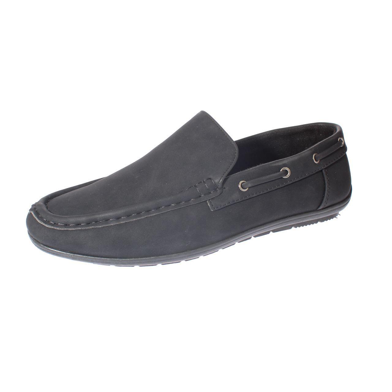 Mocasín Negro Vía Franca Hombre-0