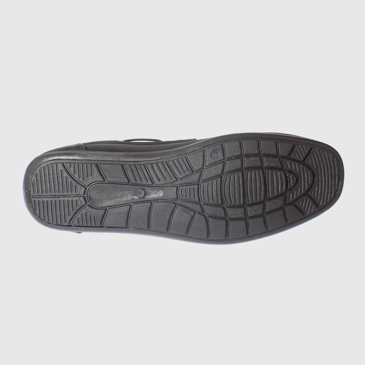 Mocasín Negro Vía Franca Hombre-4