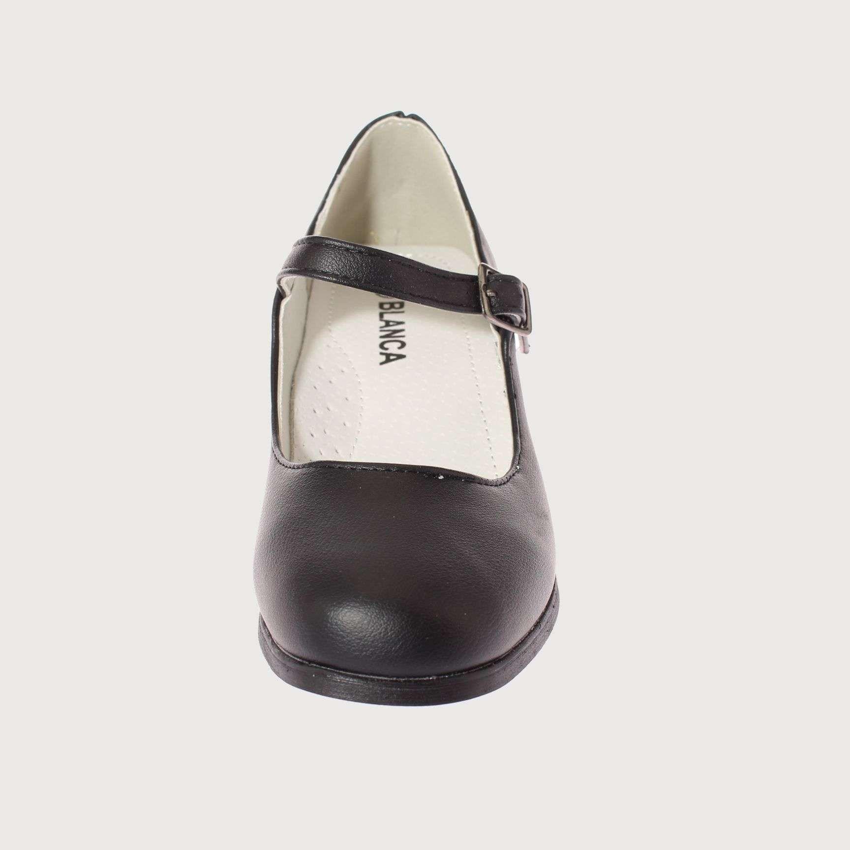 Zapato Cueca Negro Vía Franca Niña Art: 3LJ03508BLACK-2
