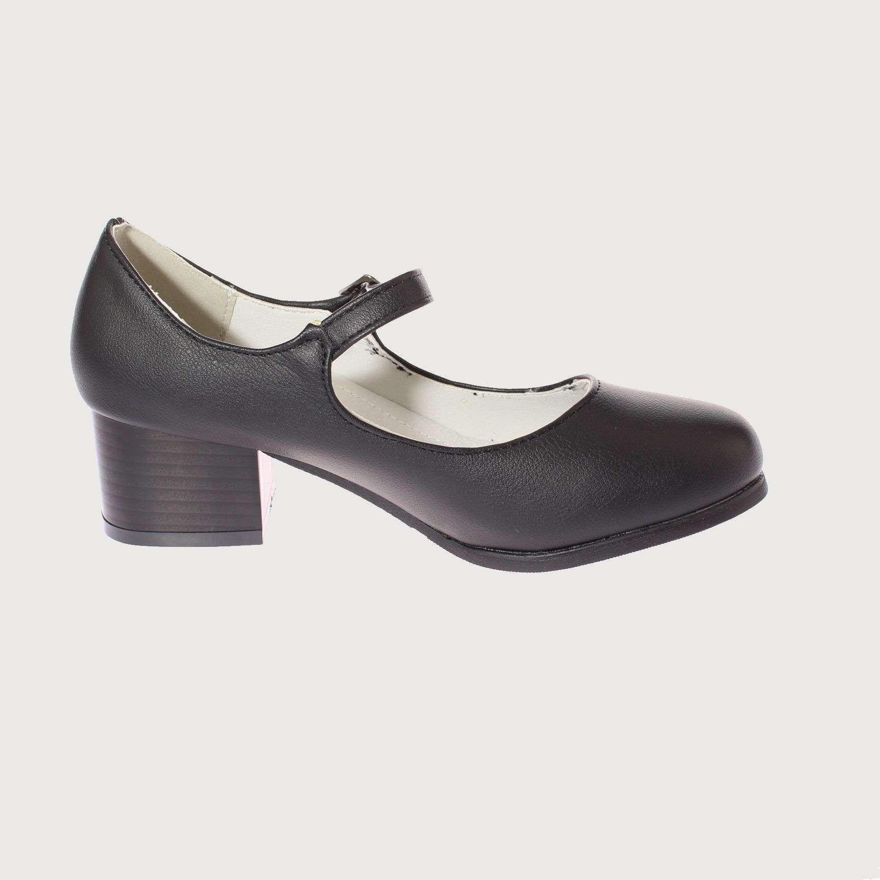 Zapato Cueca Negro Vía Franca Niña Art: 3LJ03508BLACK-3