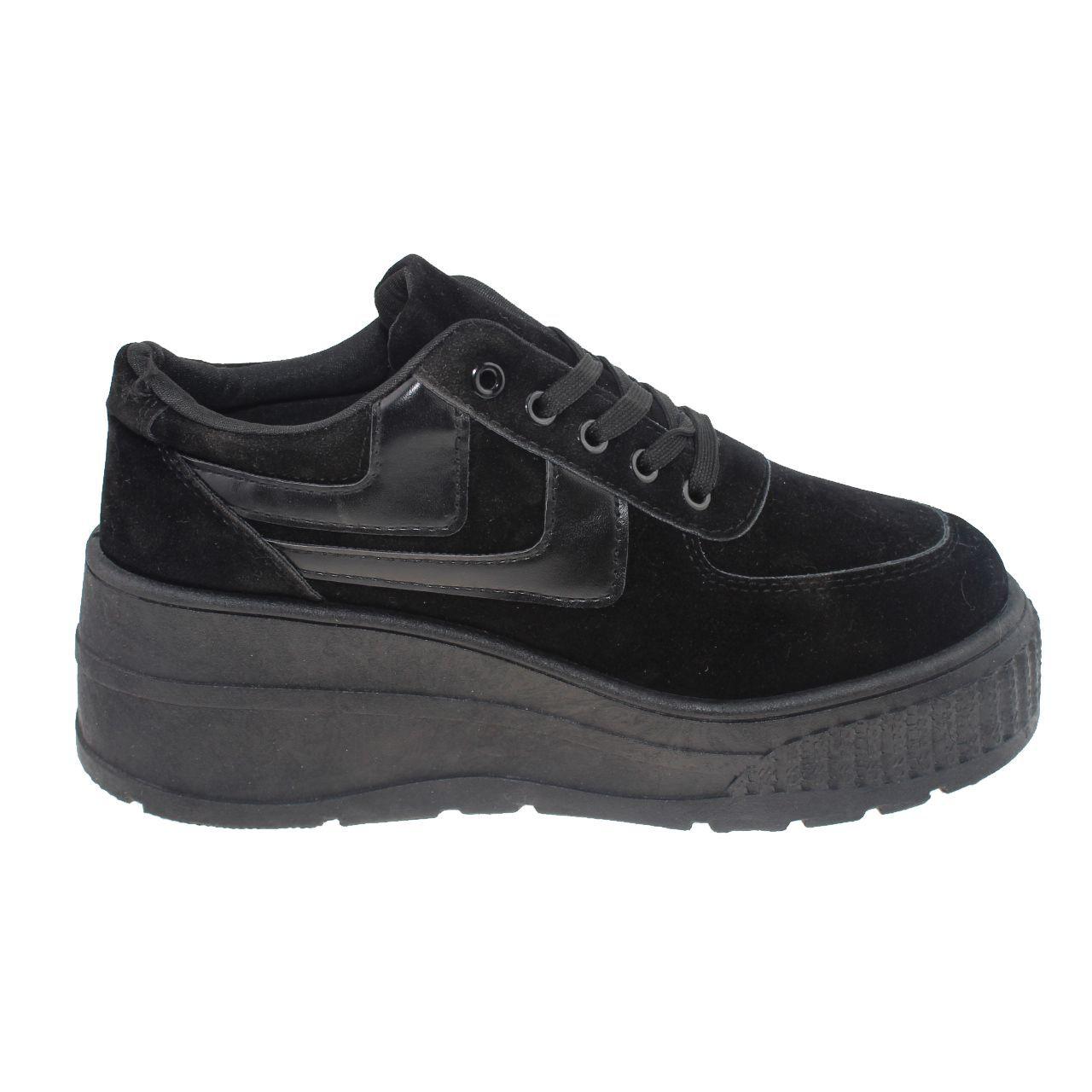 Zapatilla Negro Vía Franca Mujer-1