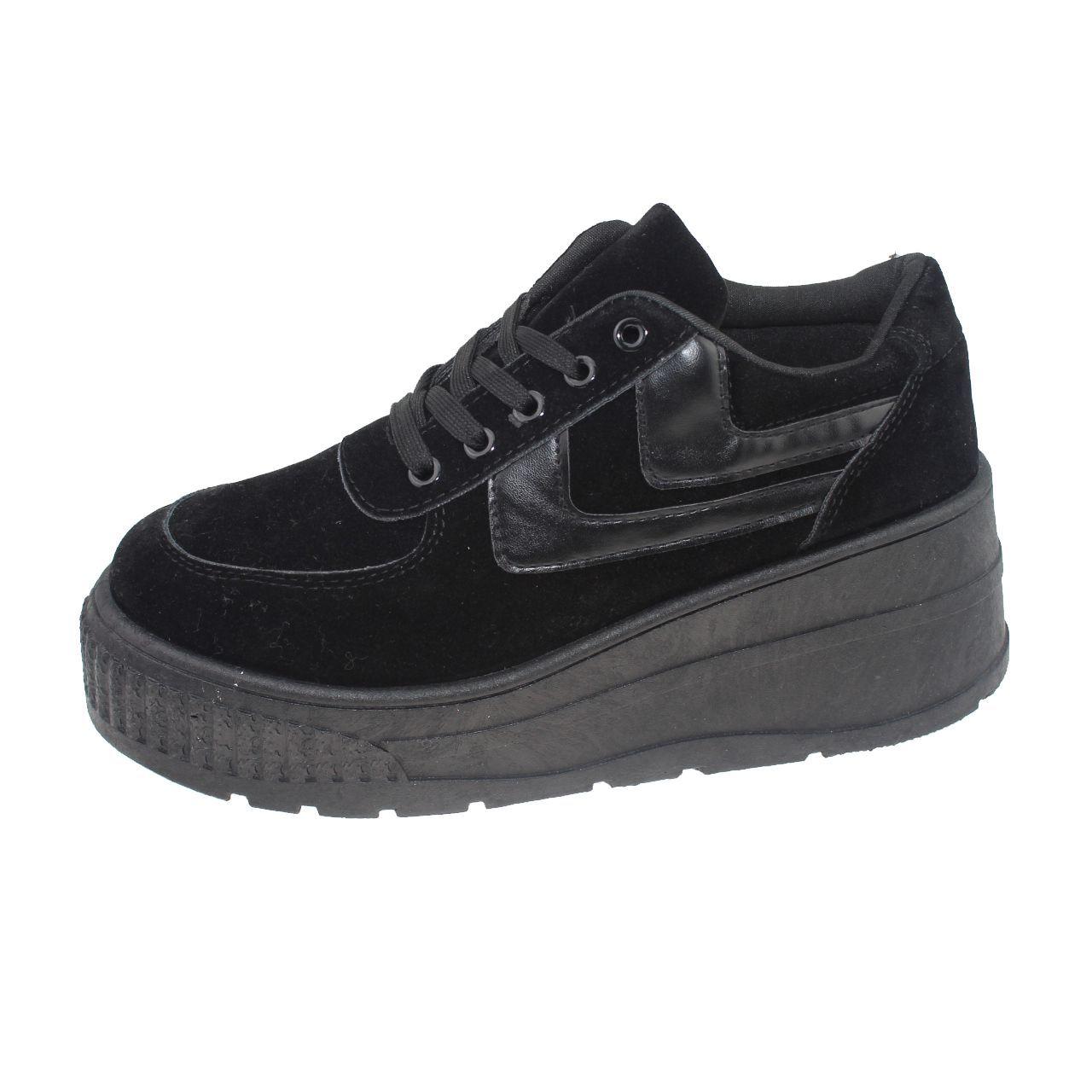 Zapatilla Negro Vía Franca Mujer-2
