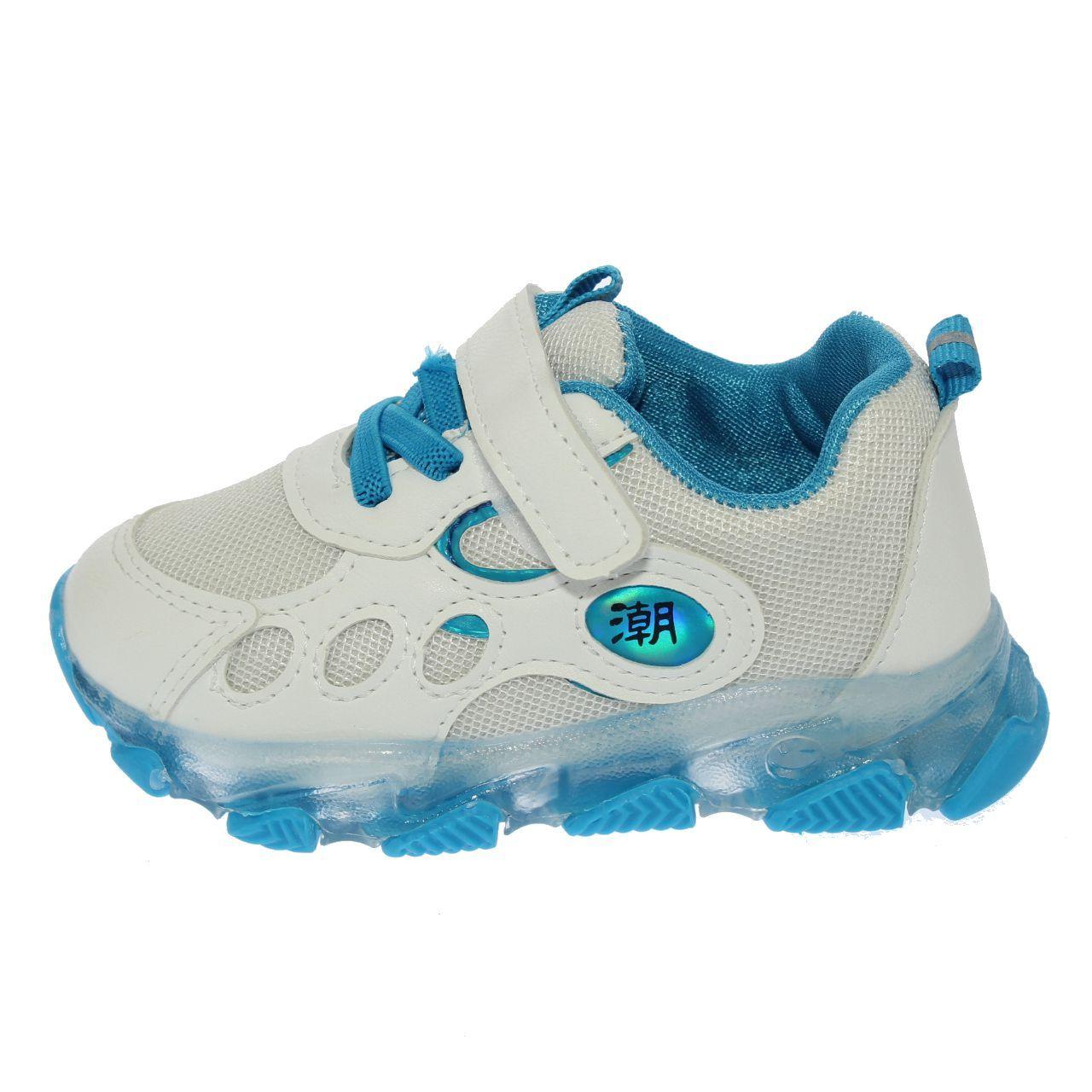 Zapatilla Casual Para Niño Color Azul-1