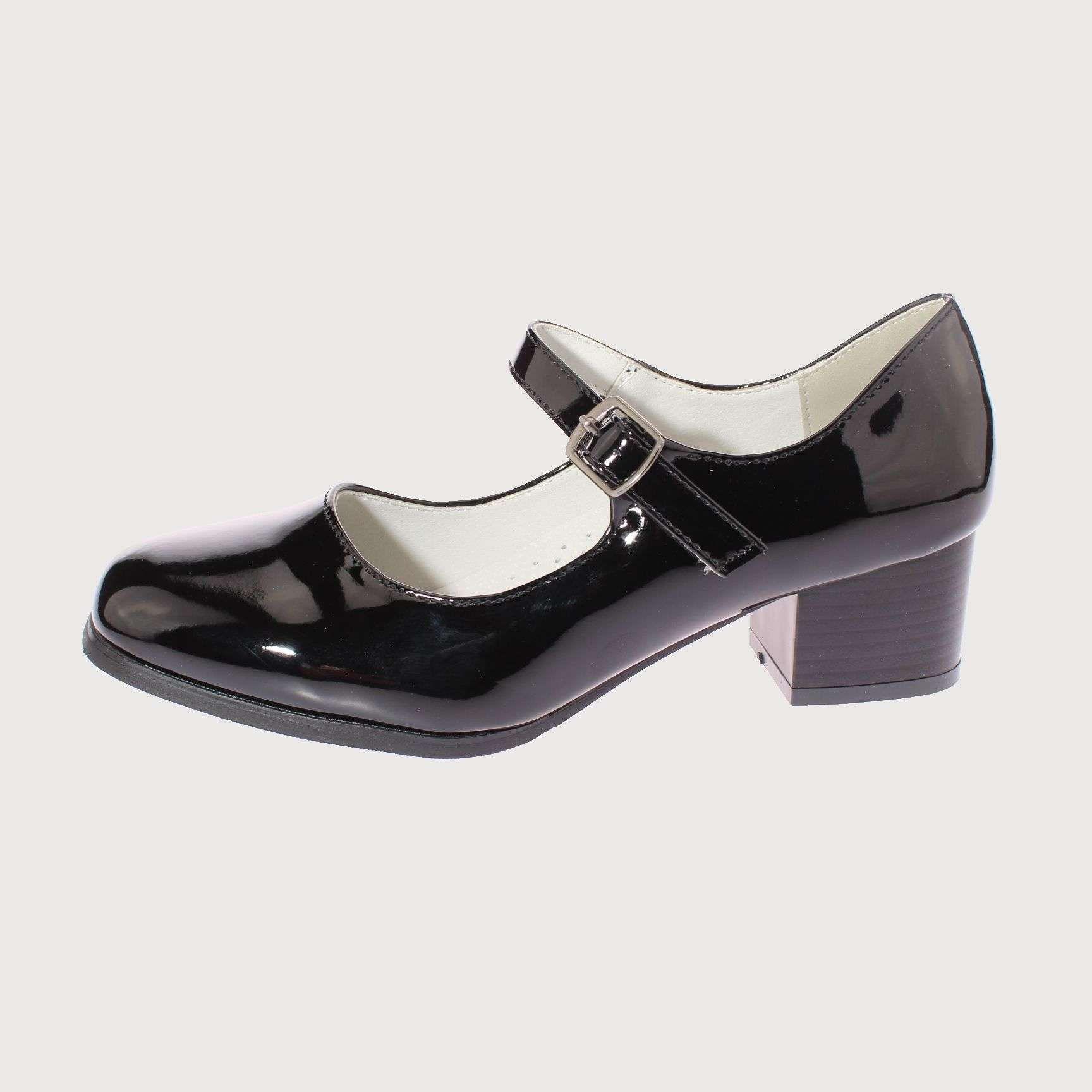 Zapato Cueca Negro Vía Franca Mujer Art: 3LJ03506BLACK-1