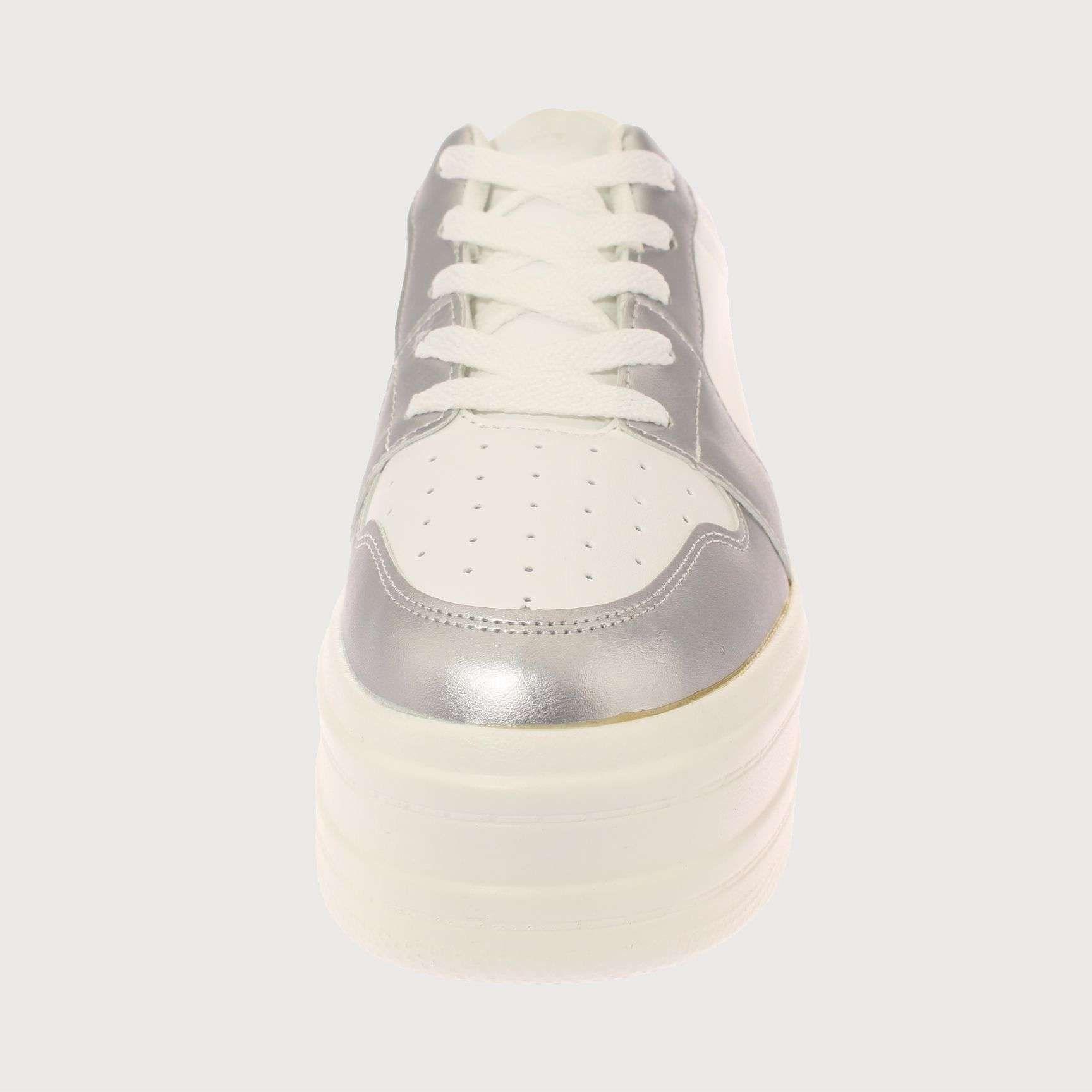 Zapatilla Terraplen Plateado Vía Franca Mujer Art: 5S2011B0092SILVER-2