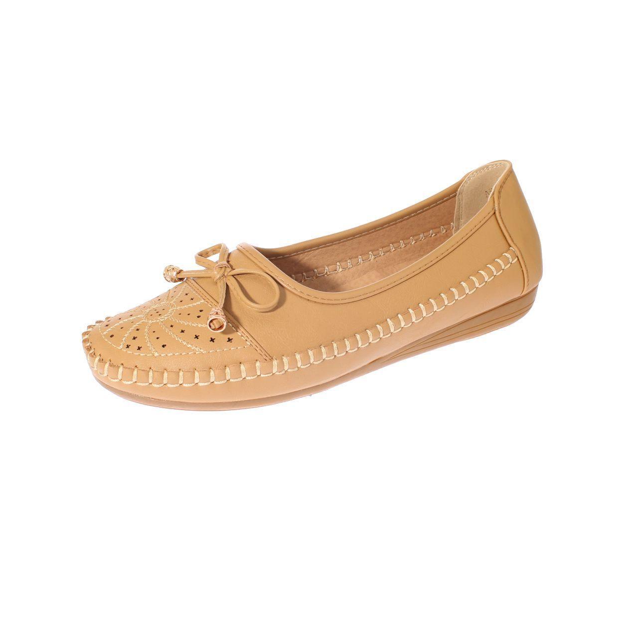 Mocasín Camel Vía Franca Mujer-0