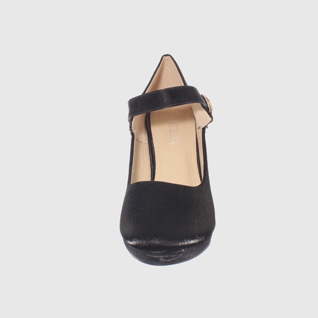 Zapato taco Negro Vía Franca Mujer-2