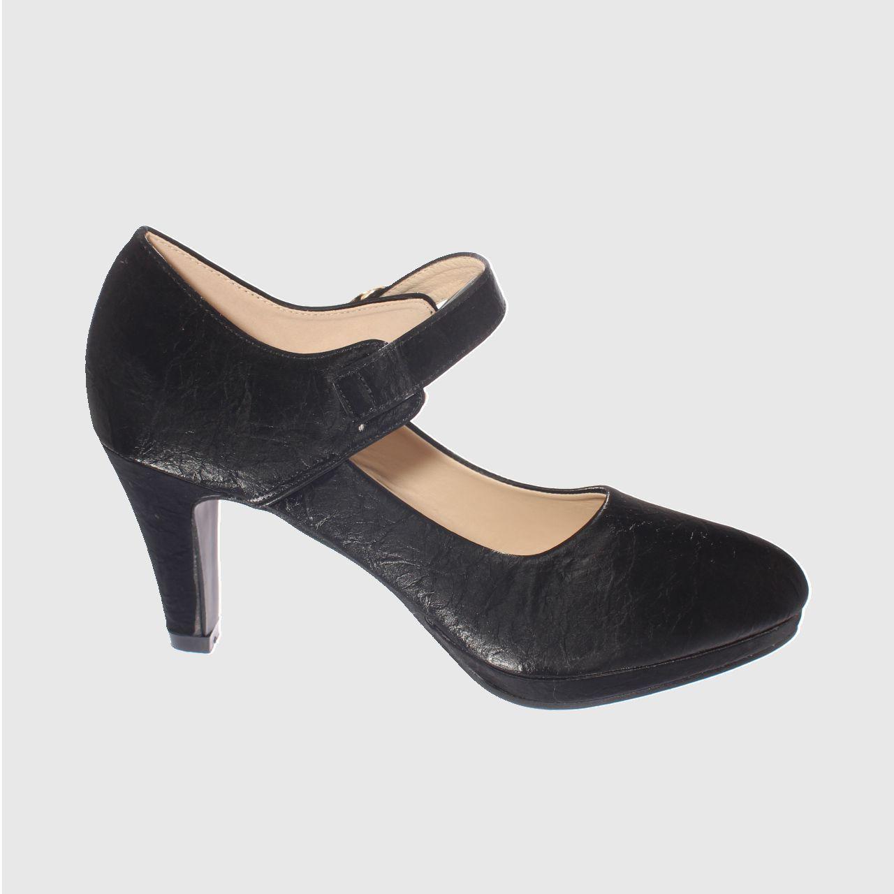Zapato taco Negro Vía Franca Mujer-3