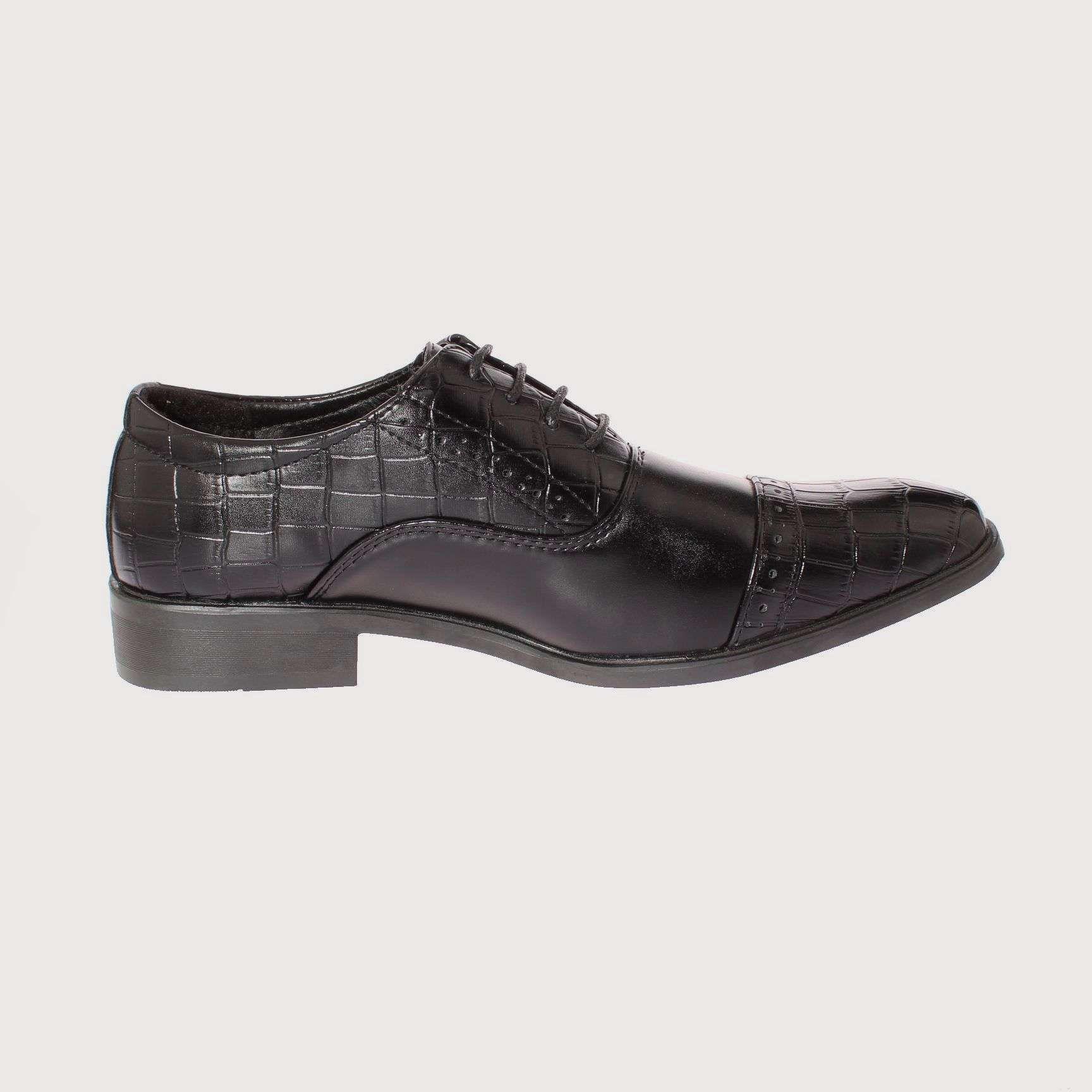 Zapato Negro Vía Franca Hombre Art: 89825BLACK-3