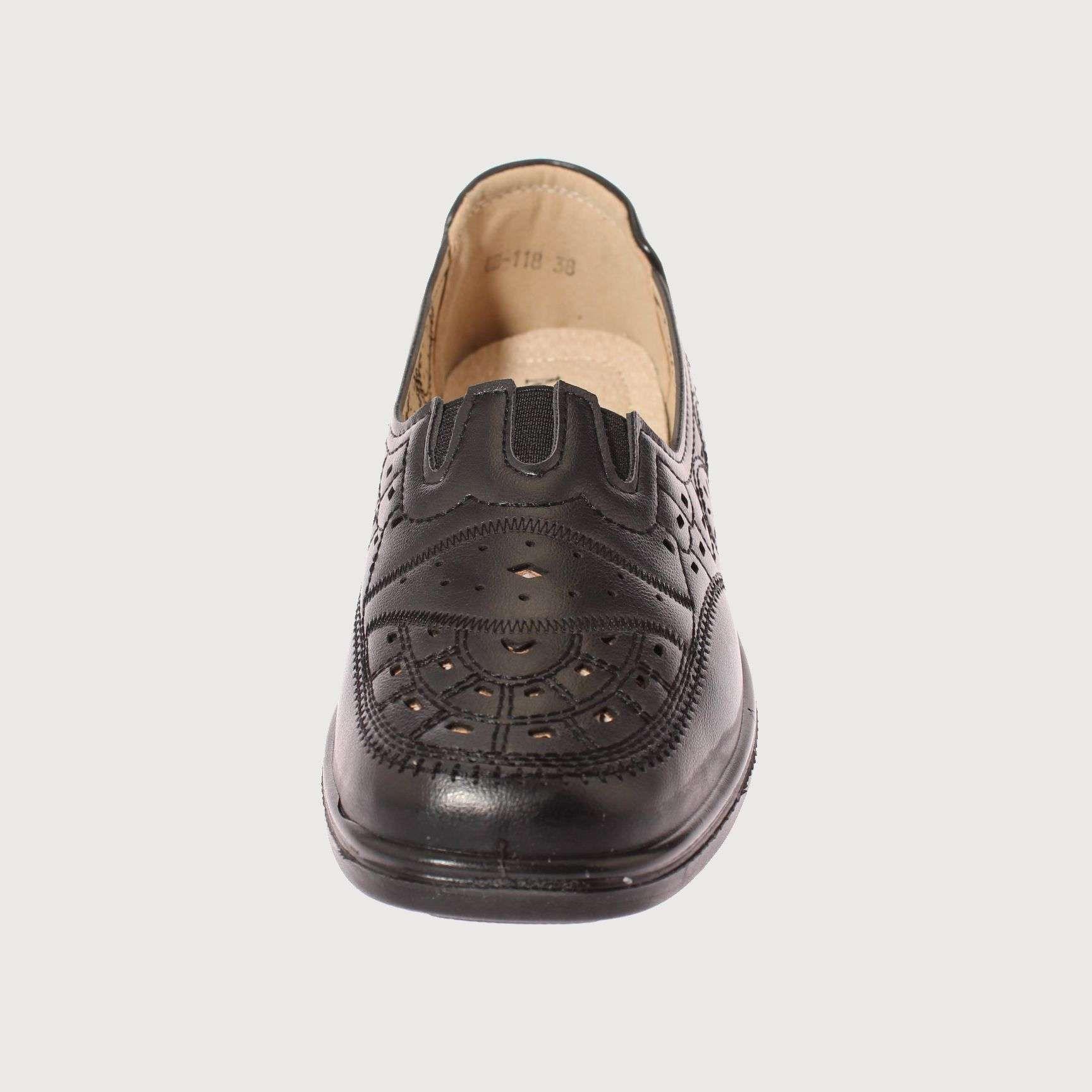 Mocasin Negro Vía Franca Mujer Art: 5UB118BLACK-2
