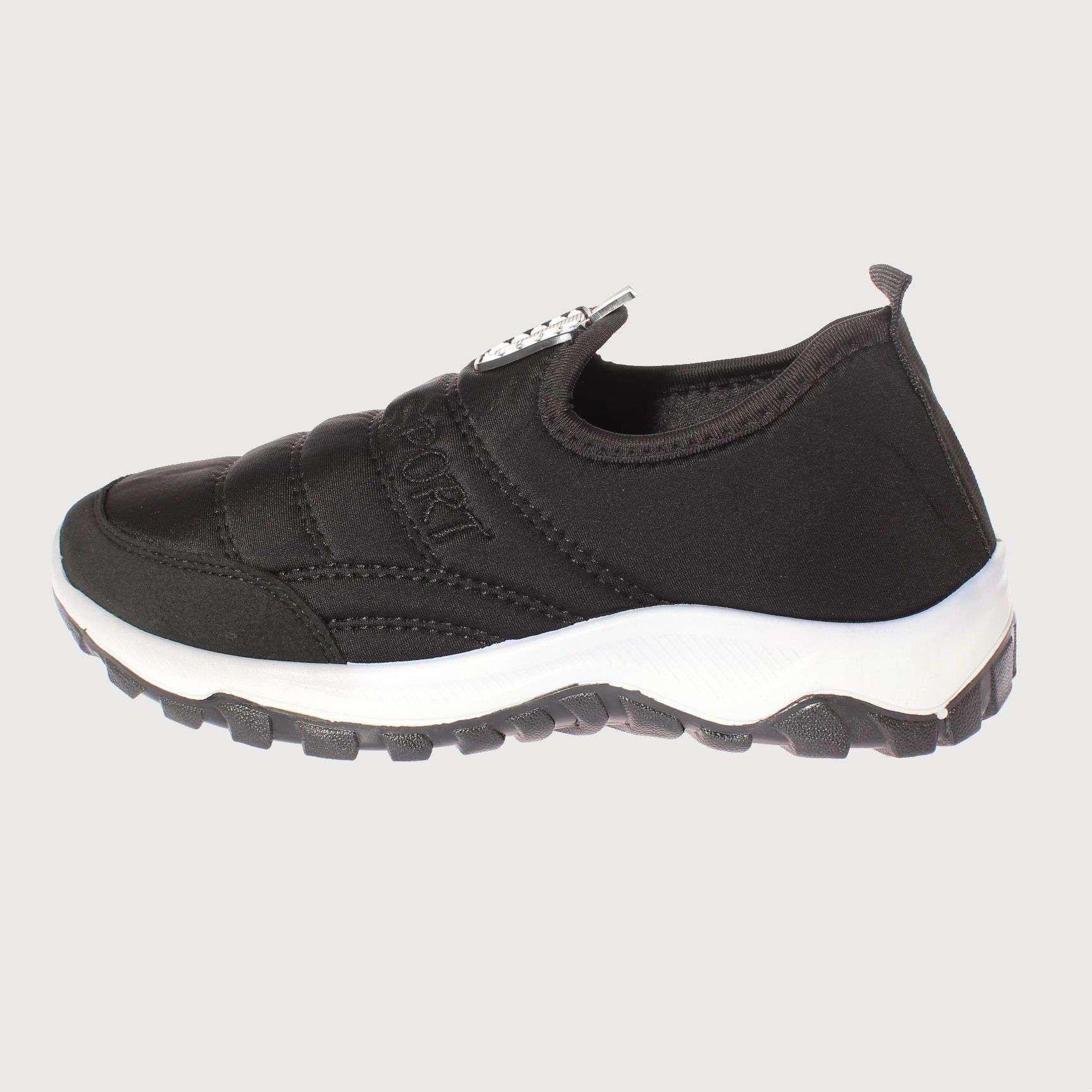 Zapatilla Negro Vía Franca Mujer Art: 5XAJ03316BLACK-1